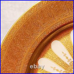 ORCHARD GOLD by Aynsley Dinner Plate10.5 NEW NEVER USED made England 24kt gold