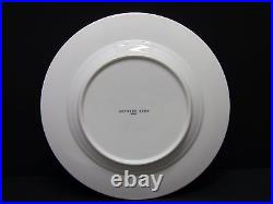 Pottery Barn Pb Gold Japan White Dinner Plates / Set Of 6 / Unused