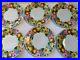 R-Briggs-Co-Rouen-France-Limoges-Roses-Fruits-Gold-Dinner-Plates-6-RARE-9-5-01-ww