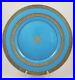 RARE-Cambridge-Glass-Dinner-Plate-Azurite-Gold-Encrusted-Etch-White-House-01-ytx