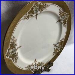 RARE LENOX CHINA THE KENWOOD PATTERN 10.5 Dinner Plate Gold Trim Turquoise