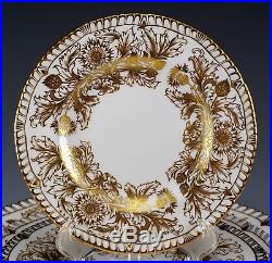 ROYAL CROWN DERBY Brocade A. 1286 Place Setting 6PC Dinner Salad Bread Plate