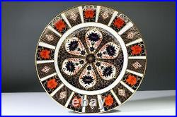 ROYAL CROWN DERBY JAPANESE OLD IMARI 1128 LARGE GOLD DINNER PLATE, 27cm AA3