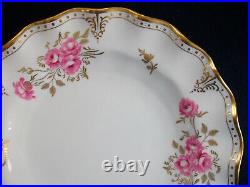 ROYAL CROWN DERBY ROYAL PINXTON ROSES A1155 (c. 1978) DINNER PLATE- EXCELLENT