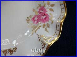 ROYAL CROWN DERBY ROYAL PINXTON ROSES A1155 (c. 1978) DINNER PLATE- EXCELLENT