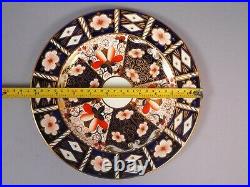 ROYAL CROWN DERBY ROYAL Traditional Imari Dinner Plate 2451 10 1/2 1923
