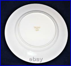 Ralph Lauren China, POLO SCENE, White with Gold Trim, Dinner Plate, 10 7/8 (B)