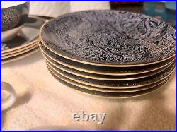 Ralph Lauren Round Hill dinner/luncheon plates, cups & saucers DISCONTINUED