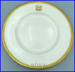 Rare Kenyan Armorial Porcelain Dinner Plate Kenya Ambassador Presidential Crest