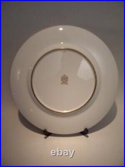 Rare Minton Encrusted Gold Dinner Plate Mint Condition 10 1/2 Inches