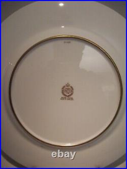 Rare Minton Encrusted Gold Dinner Plate Mint Condition 10 1/2 Inches