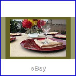 Red Gold Silver Charger Dinner Under Plate Wedding Serve Table Protect Christmas