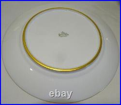 Rosenthal Bavaria 8 Dinner Plates 2212 Cobalt with Heavy Embellished Gold 10 3/4