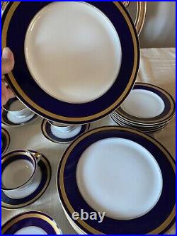 Rosenthal Eminence Cobalt / Blue Gold Five Pc Place Setting For Ten/50pcs