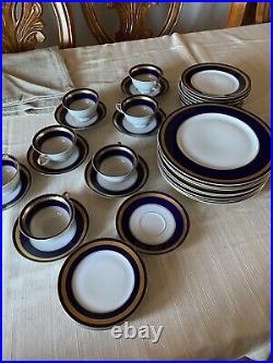 Rosenthal Eminence Cobalt / Blue Gold Five Pc Place Setting For Ten/50pcs