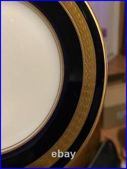 Rosenthal Eminence Cobalt / Blue Gold Five Pc Place Setting For Ten/50pcs