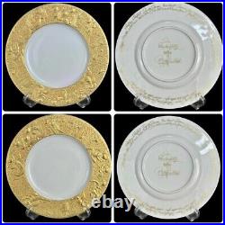 Rosenthal Magic Flute Gold Plate 22 cm BoneChina Dinner Plate Set of 6