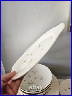 Royal China Starglow Dishes Mixed Lot Platter, Dinner Plates, Soup Bowls Etc