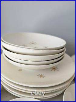 Royal China Starglow Dishes Mixed Lot Platter, Dinner Plates, Soup Bowls Etc