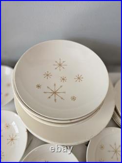 Royal China Starglow Dishes Mixed Lot Platter, Dinner Plates, Soup Bowls Etc