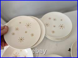 Royal China Starglow Dishes Mixed Lot Platter, Dinner Plates, Soup Bowls Etc
