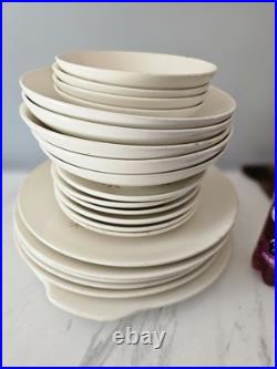 Royal China Starglow Dishes Mixed Lot Platter, Dinner Plates, Soup Bowls Etc