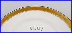 Royal Copenhagen service no. 607. Eight porcelain dinner plates
