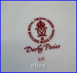 Royal Crown Derby Derby Posies 10.5 Dinner Plates (4)