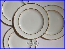 Royal Crown Derby Dinner Plates Gold Trimmed Burley & Co Chicago Made In England