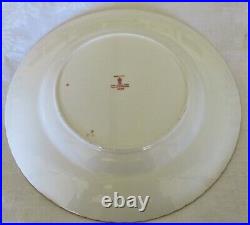 Royal Crown Derby England Paradise Maroon Gold Aves Dinner Plate 10.5 Ex-cond