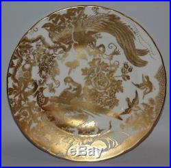 Royal Crown Derby Gold Aves 10 1/2 Dinner Plate XXXVII/1974 1st/vgc