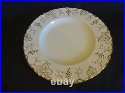 Royal Crown Derby Vine Gold Set of 4 Dinner Plates