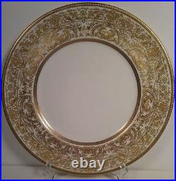 Royal Doulton 10 Dinner Plate Gold Encrusted Stunning! Herbert Betteley c. 1914