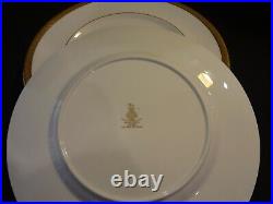 Royal Doulton China Royal Gold Set of 4 Dinner Plates