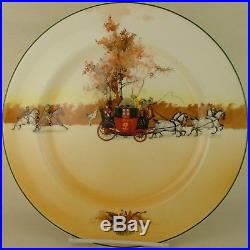 Royal Doulton Coaching Days Pursued E3804 Dinner Plate 1939