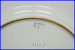 Royal Doulton H 2007 Crushed Blue Lapis & Gold Encrusted 10 Inch Plate C. 1924