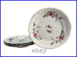 Royal Kent Poland Collection Dining Set, Rose garden with gold trim 24 Piece