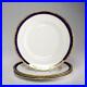 Royal-Worcester-Aston-Cobalt-Blue-Gold-Dinner-Plates-10-75-Vintage-4pc-Set-F-01-wy
