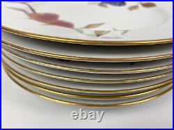 Royal Worcester Evesham Gold Dinner Plates (Set of 7)