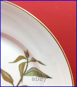 Royal Worcester Evesham Gold Porcelain Dinner Plate 10 1/2 in SET of 8