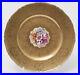 Royal-Worcester-Full-Gold-Damask-Plate-with-Hand-Painted-Flowers-by-Freeman-01-oy