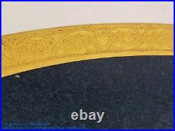 Royal Worcester Vintage Gold and Cobalt Rimmed 10 1/2 Dinner Plate x 5 L194