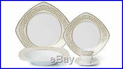 Royalty Porcelain 20-pc 5530G-20 Dinner Set for 4, 24K Gold