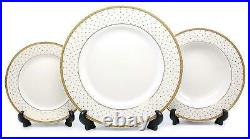 Royalty Porcelain Vintage Antique 20-pc Dinnerware Set'Anna Gold