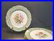 SET-OF-4-Antique-H-C-Limoges-Plates-9-3-8-Scalloped-Hand-Painted-Gilded-Floral-01-ibmt