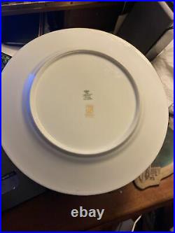 SET of 12 PICKARD Fine China Thun Bohemia GOLD Encrusted 10 5/8 Dinner Plates