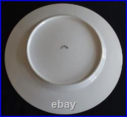 Selb Bavaria Set of 12 Dinner Plates Intricate Gold withIvory & White Background