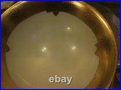 Selb Hutschenreuther and R&S 122 pcs Rare Encrusted Raised Gold Border china set