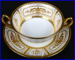 Service for 12 of Minton for Tiffany 22-karat Gold Neoclassical Style Plates