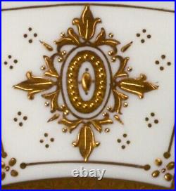 Service for 12 of Minton for Tiffany Neoclassical Style 22-karat Gilded Plates